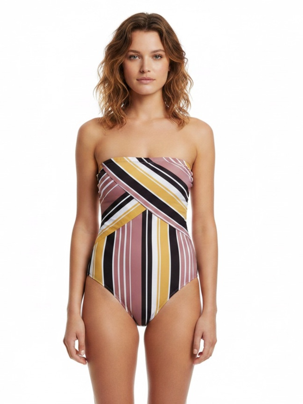 Kona Sol Women’s Strapless One-Piece Swimsuit